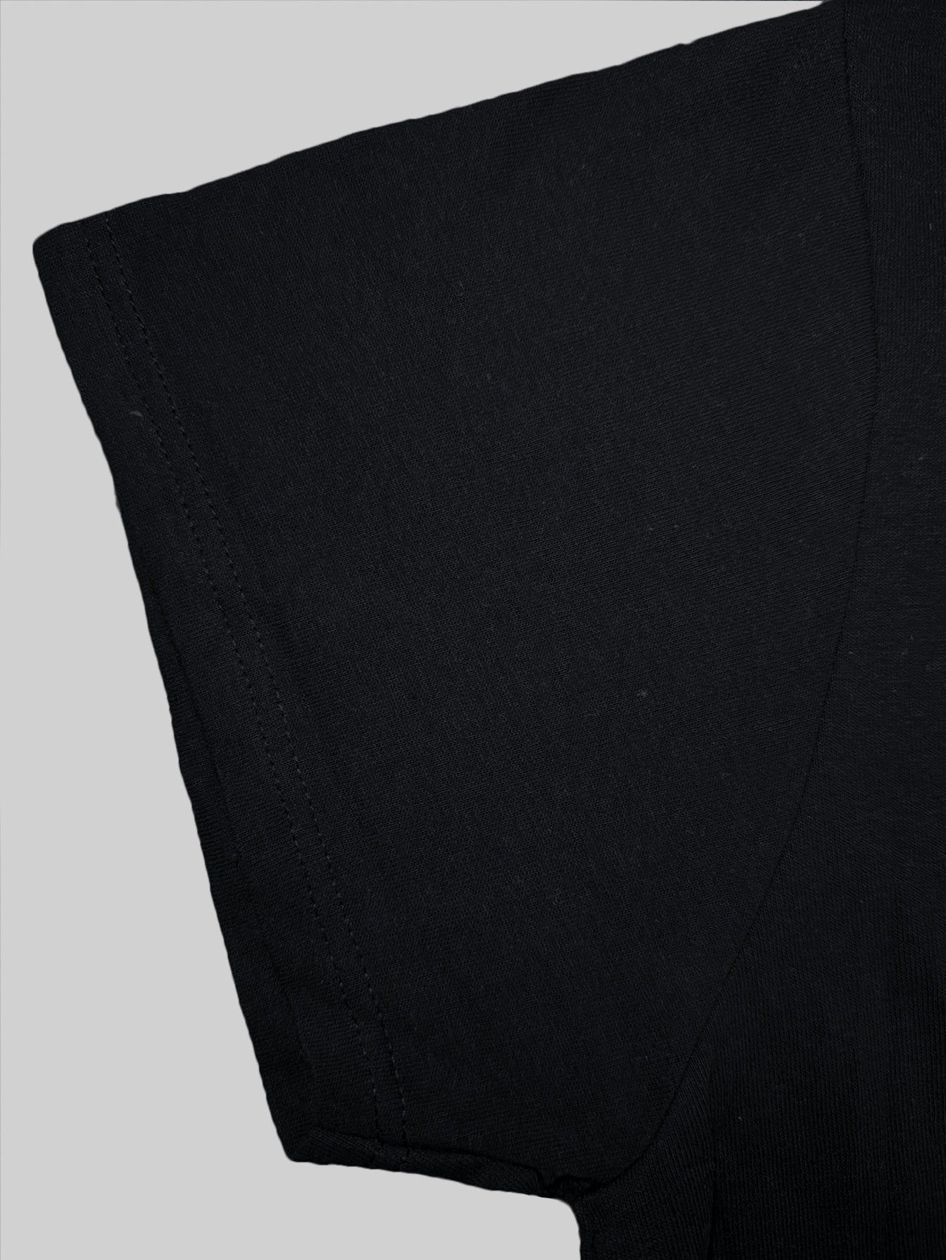 New Arrival Spring Summer Women's Comfortable Pattern Print Black Washed T-Shirt Loose Round Neck Short Sleeve