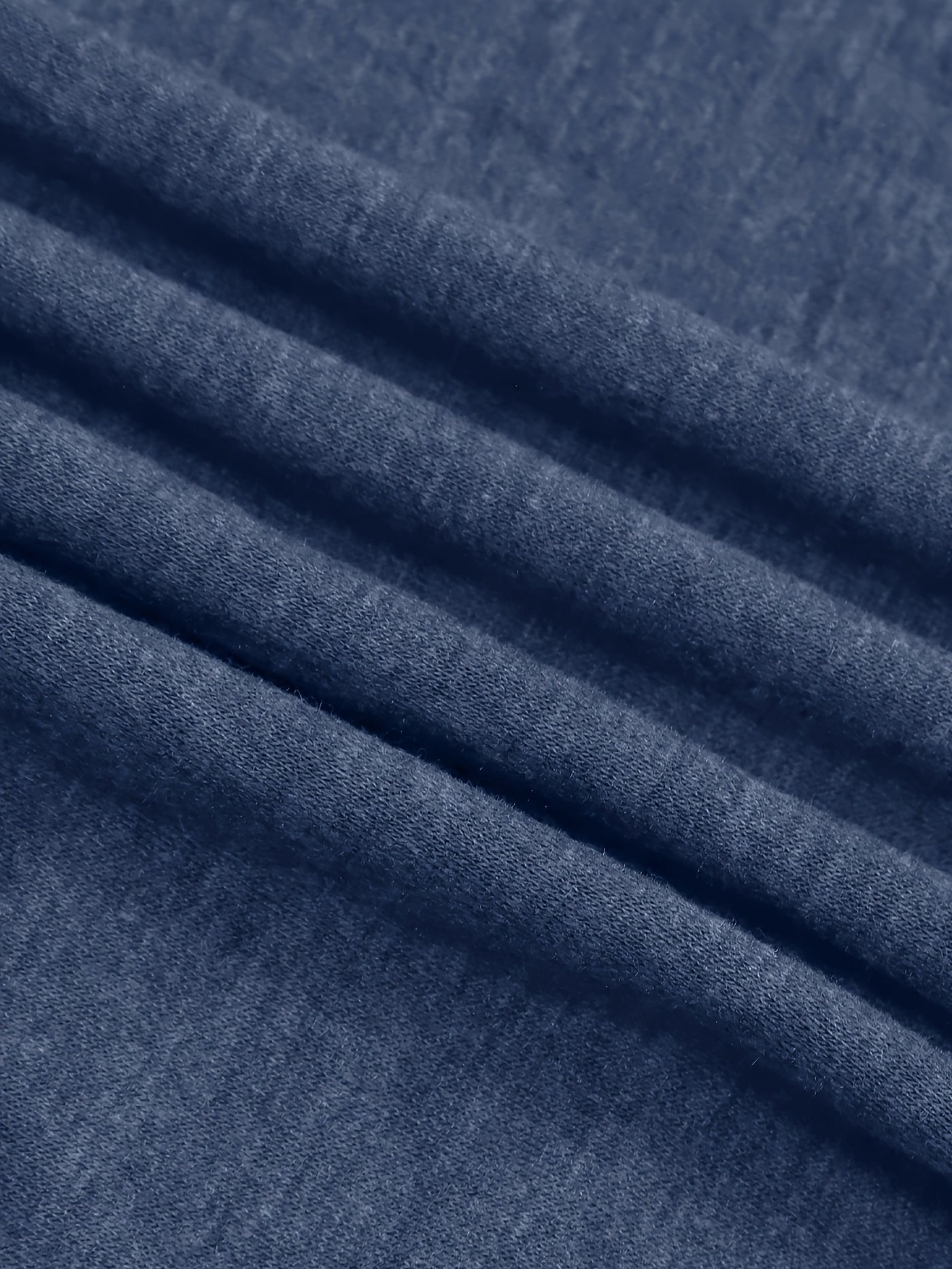 Women's Casual Daisy Flower Graphic Tee - Navy Blue Top