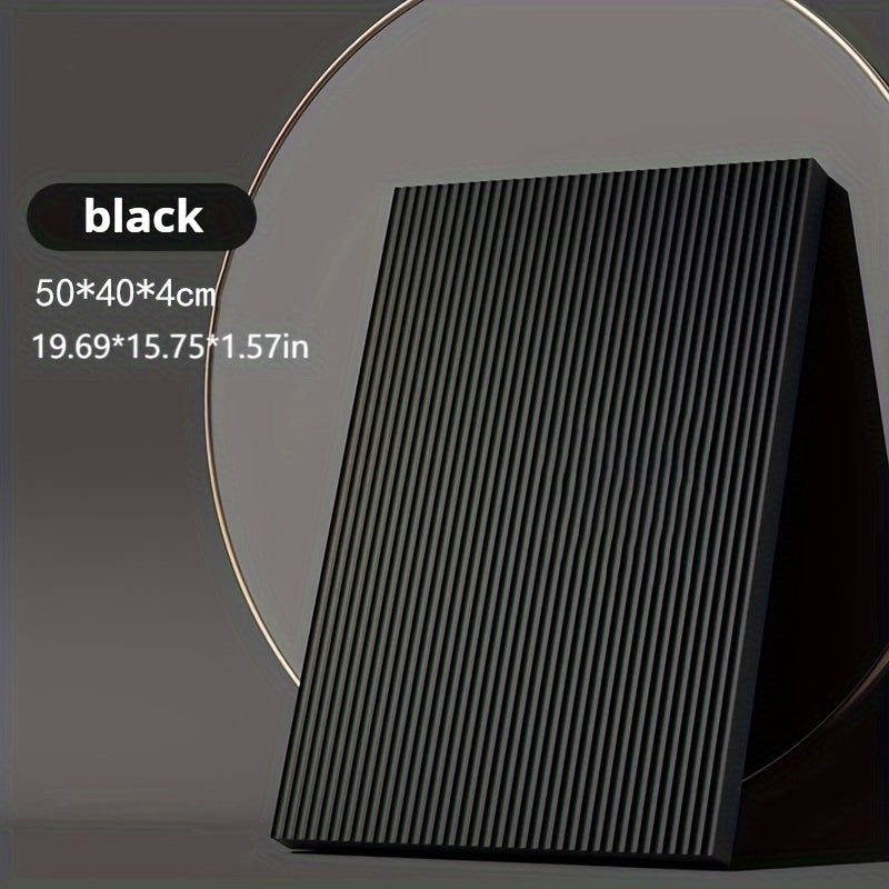 1pc Non-Slip Thick Yoga Balance Pad - Striped, Mixed Colors