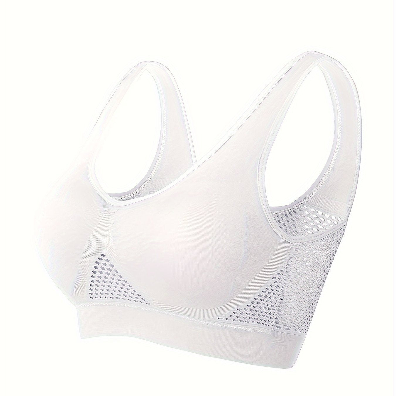 Sports Bra With Built-in Pads, Breathable, High Elasticity, No Wire