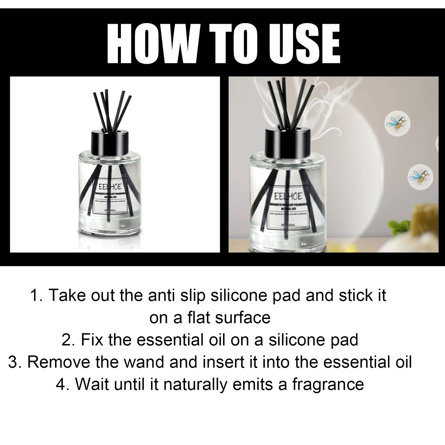 3Set Citronella Essential Oil Diffuser Set Indoor Toilet Car Decor Ornaments Air Freshener Perfume Diffuser Odor RemoverAbsorber