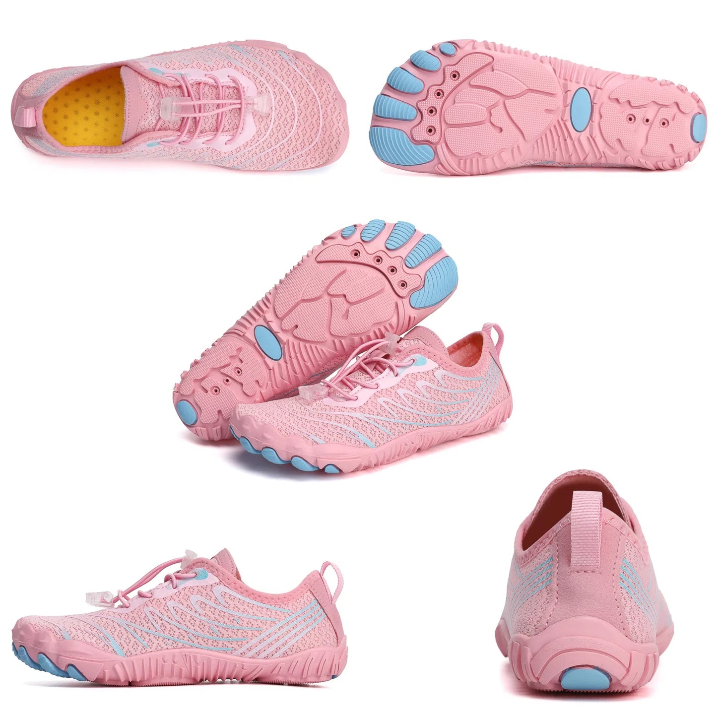 Summer Striped Mesh Water Shoes for Women - Quick-Drying