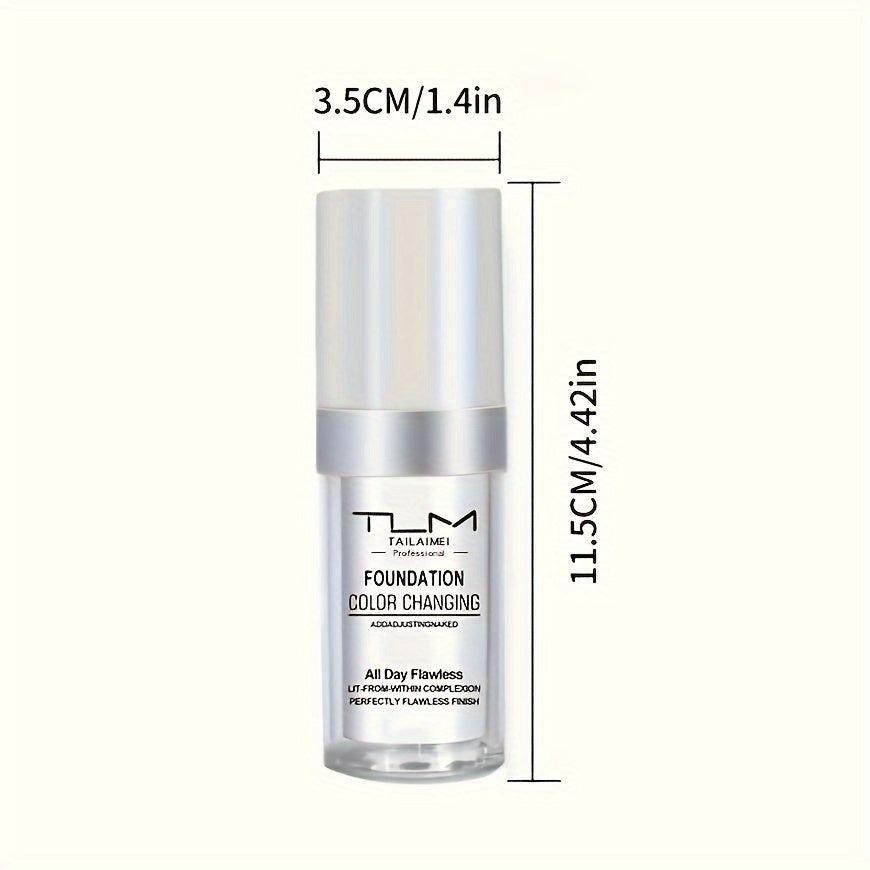 Buy 2 Get 2 Free 4pcs TUM TLM Warm Change Liquid Foundation Concealer Lasting Makeup for Dry Oil Skin Control Moisturizing Suitable for All Skin Tones Gift for Valentine's Day