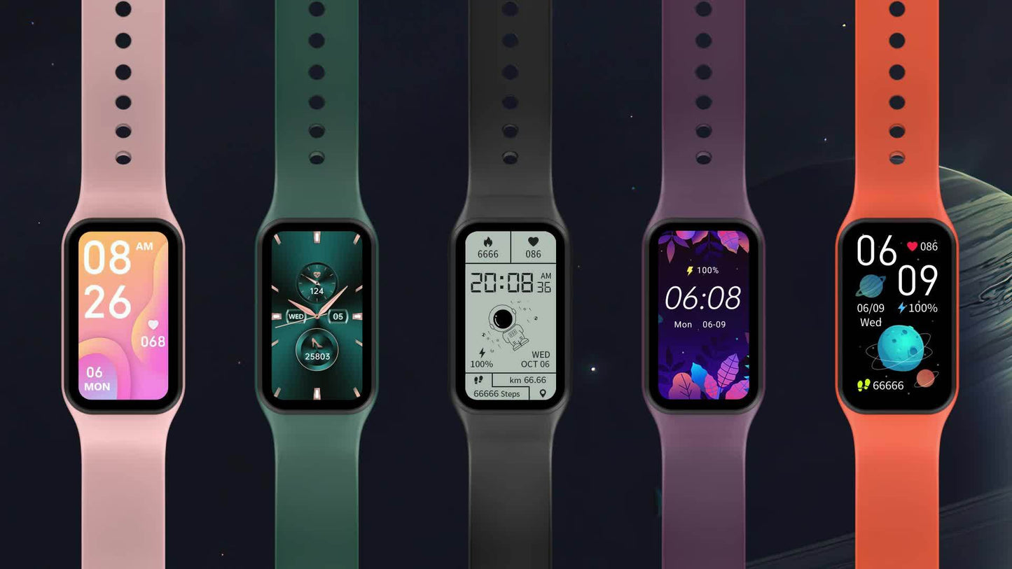 Blackview Fitness Tracker Watch Monitor, 1.47" Touch Screen Smartwatch with Waterproof Pedometer Calorie Stopwatch for Women Men for Android iOS