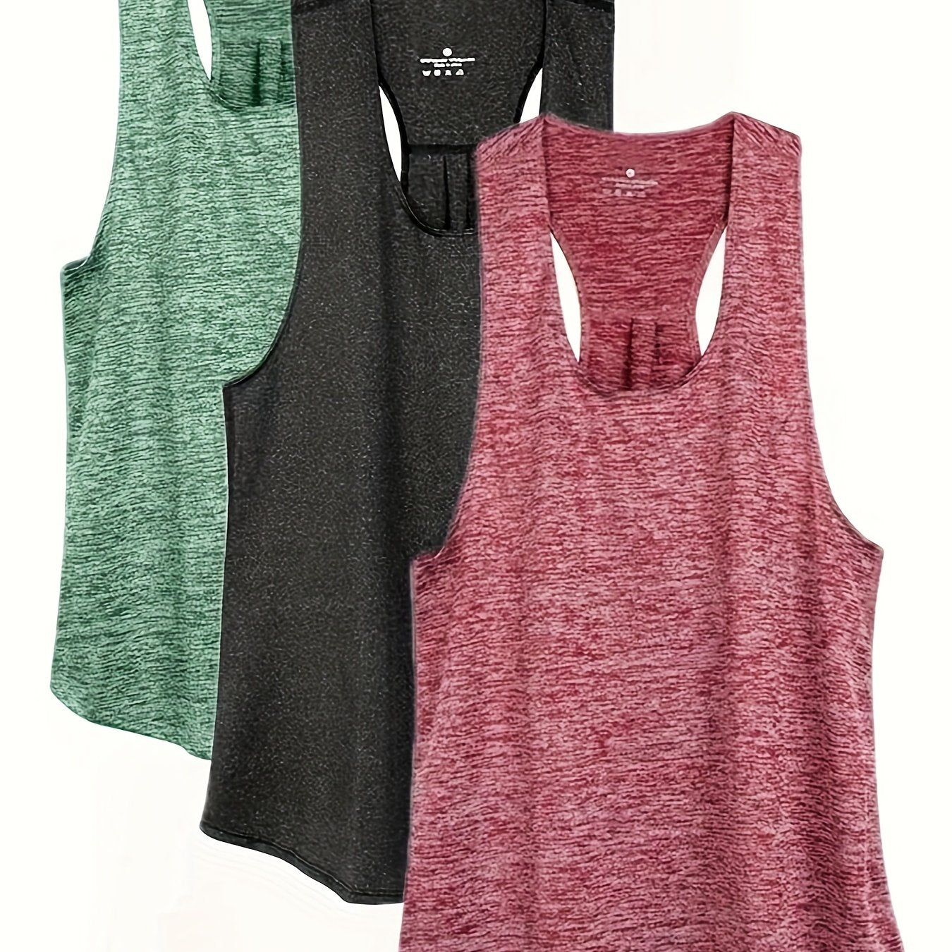 3pcs Sleeveless Basic Tank Top