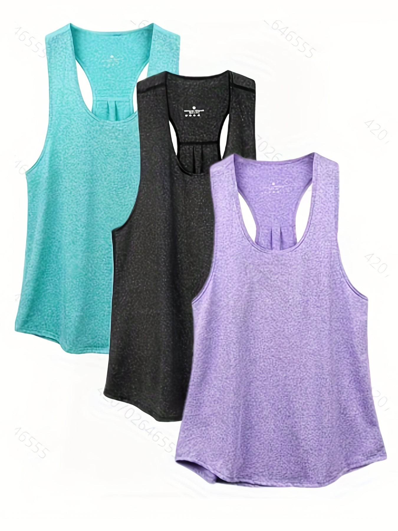 3pcs Sleeveless Basic Tank Top