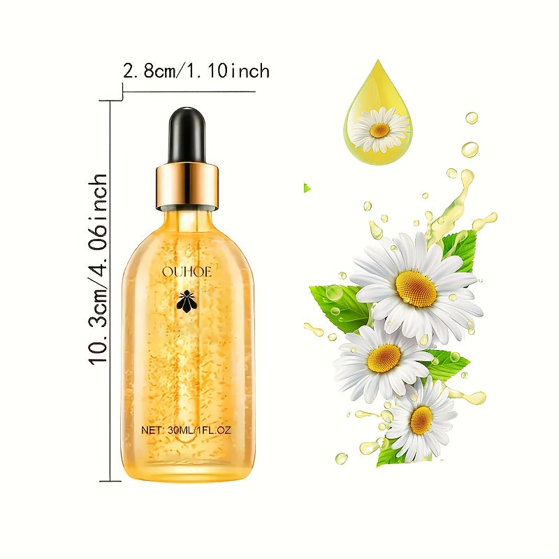 5 Pieces Honey Body Firming Oil 1.05 Fluid Ounce Bee Oil for Tight Skin Moisturizes with Chamomile Ginger Vitamin E and Glycerin Firm Waist Hips and Thighs Hypoallergenic Fragrance Free Suitable for All Skin Types