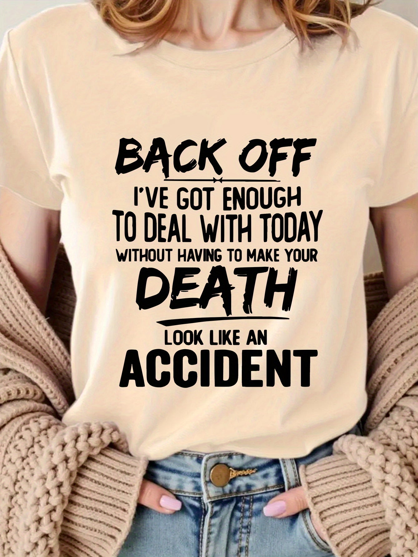 I Don't Want You to Die Anymore Gift Women's Summer T-Shirt