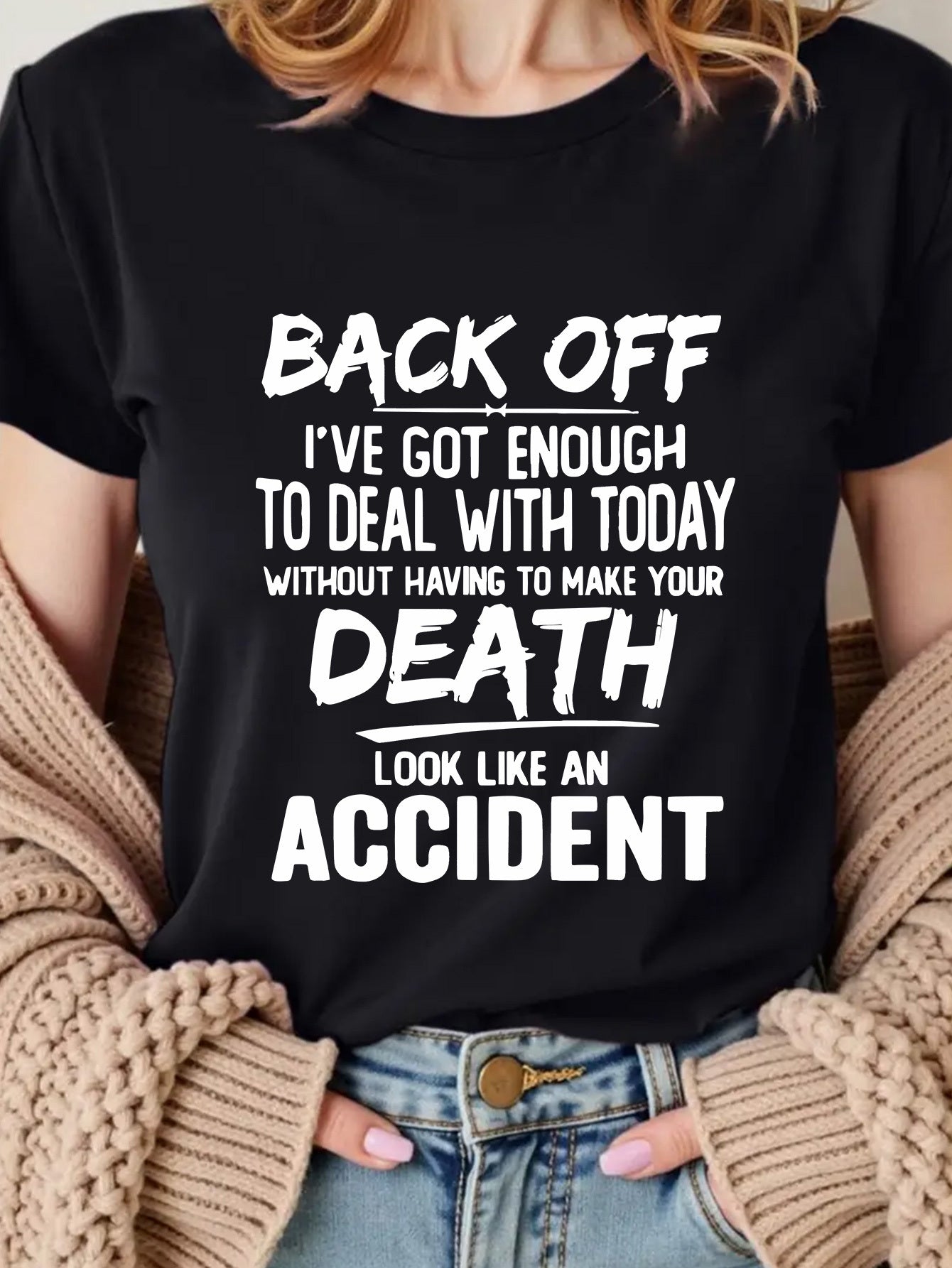 I Don't Want You to Die Anymore Gift Women's Summer T-Shirt