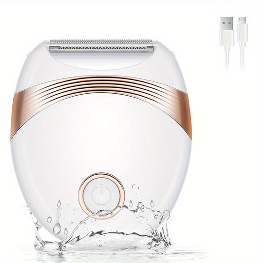 USB Charging Electric Razor for Women Cordless Hair Removal Trimmer for Legs Underarms and Bikini Perfect for Travel and Home Use