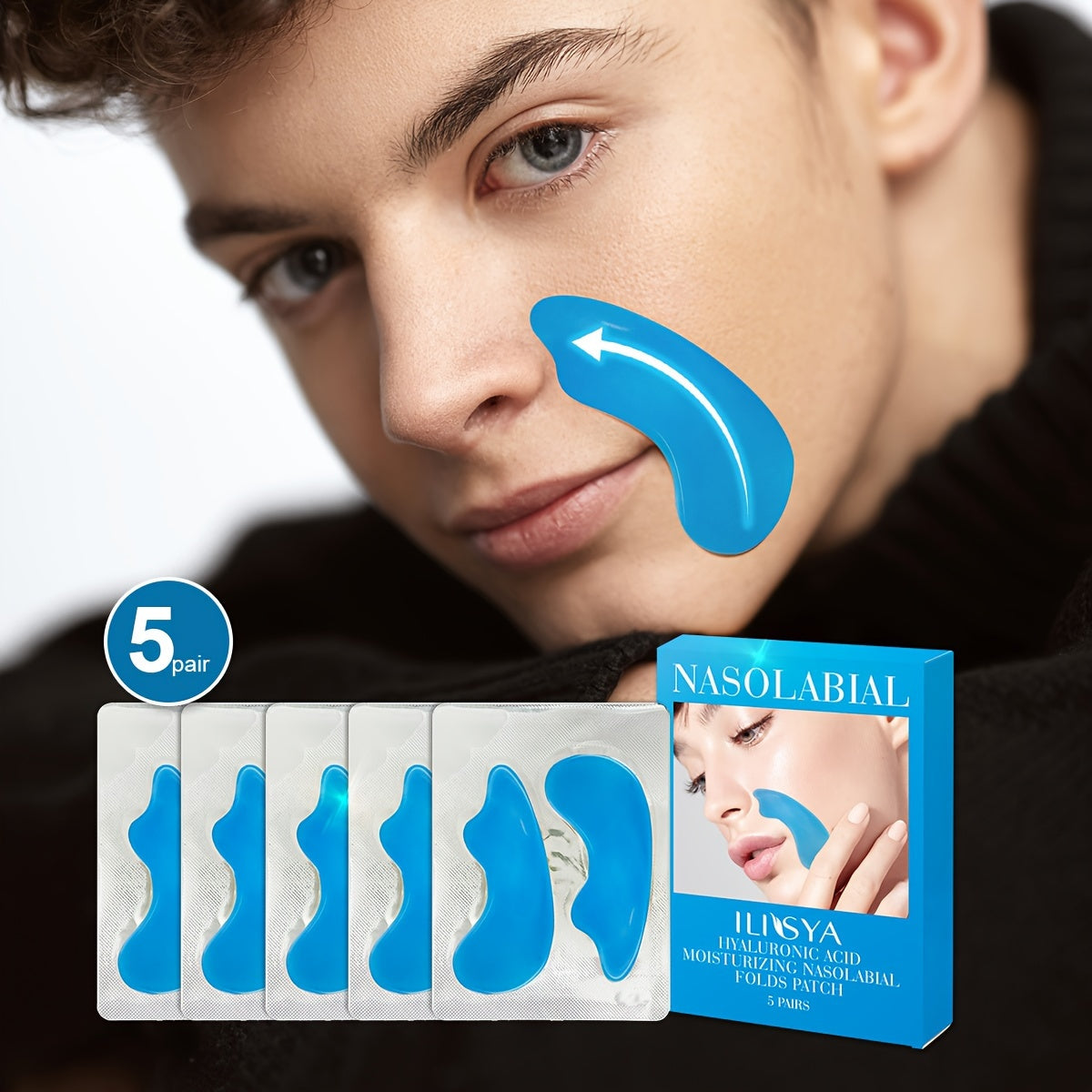 ILISYA Hyaluronic Acid Frown Patch Hydrates