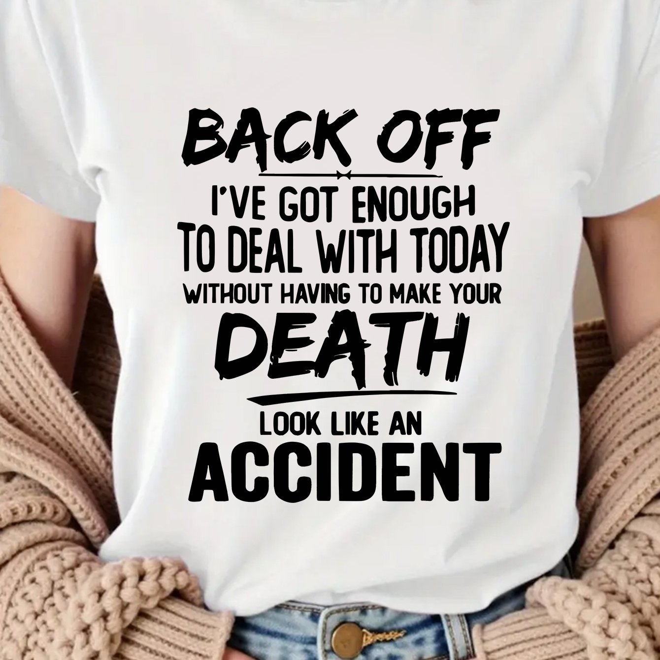 I Don't Want You to Die Anymore Gift Women's Summer T-Shirt