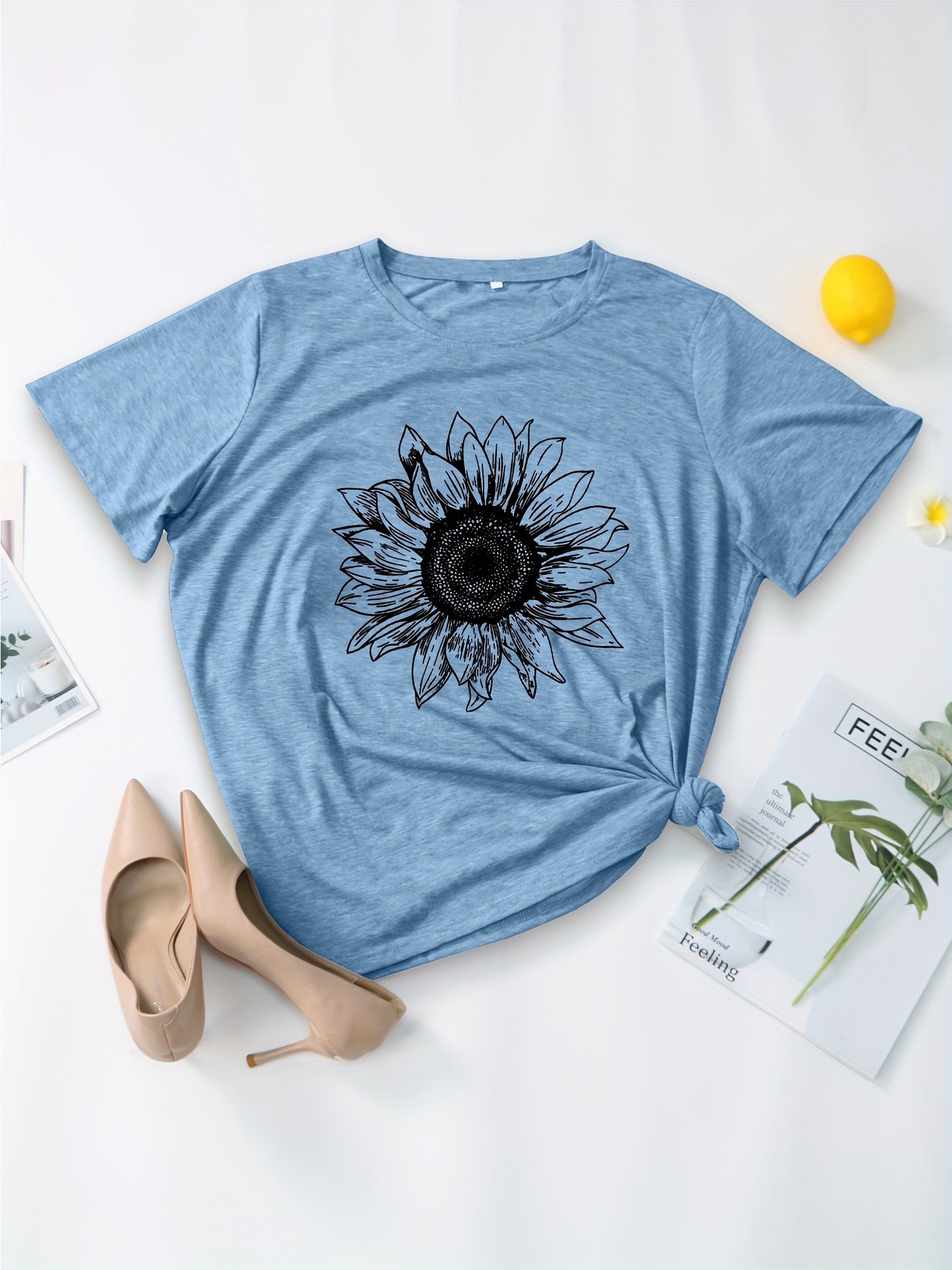 Sunflower Graphic Shirt for Women