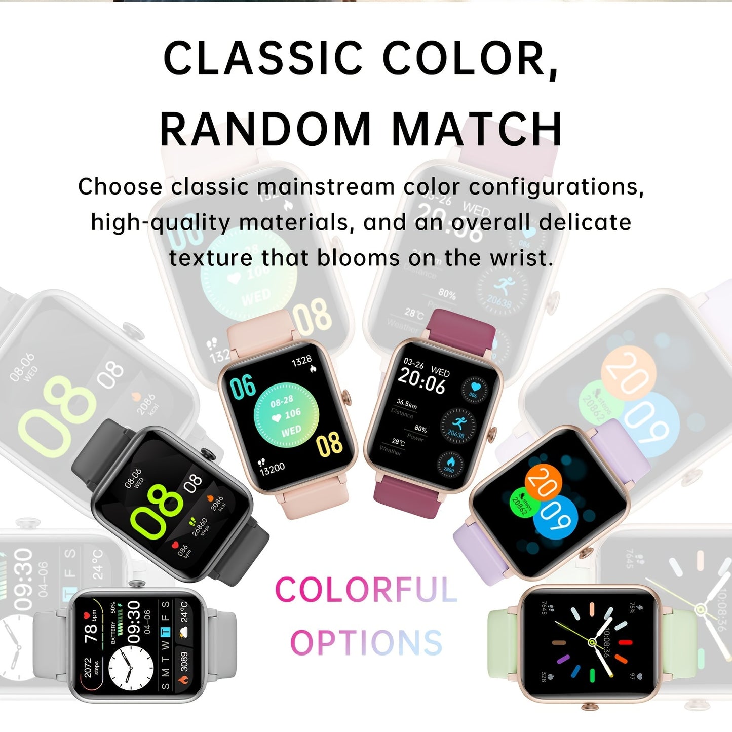 IP68 Waterproof Smartwatch - 1.83" Display, Over 100 Sports Modes, Long-Lasting Battery, Fitness Tracker with Pedometer & Sleep Monitor, Wireless Calls & Notifications, for Android & for iPhone - Perfect Gift for All