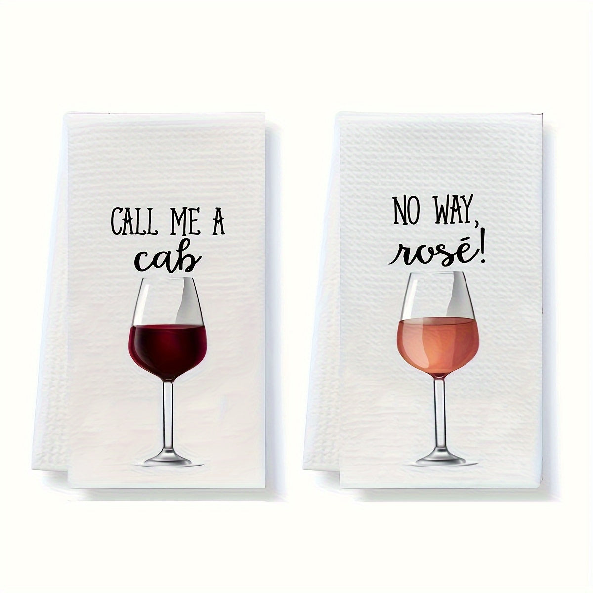 4pcs Whimsical Wine-Themed Kitchen Towels - Ideal Hostess Gifts