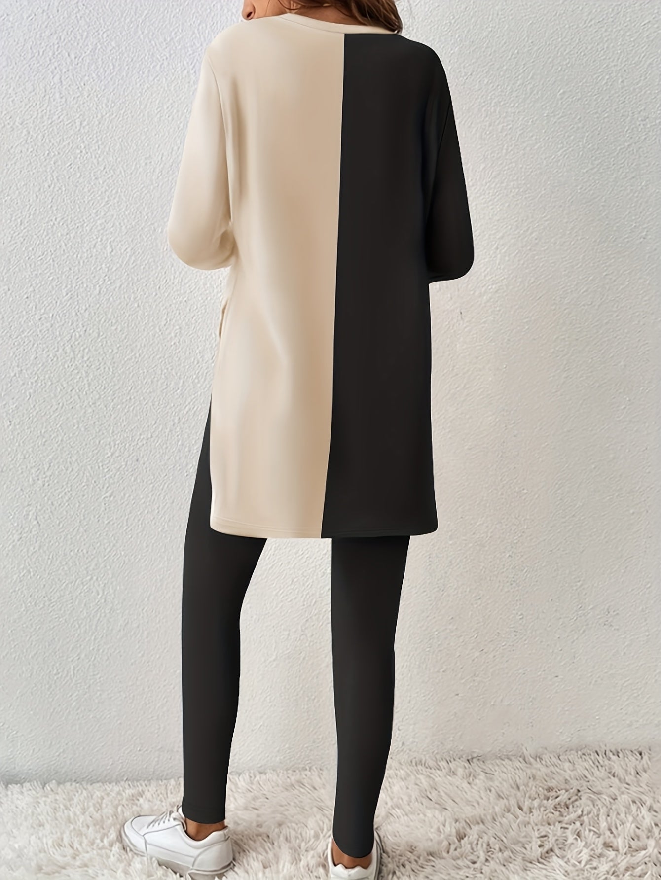 Women's Casual Geometric Print Two-Piece Set