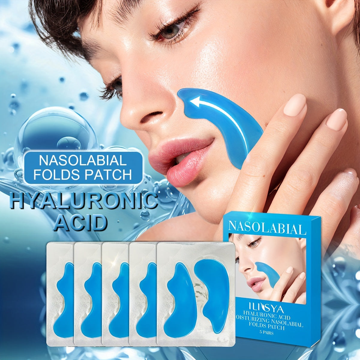 ILISYA Hyaluronic Acid Frown Patch Hydrates