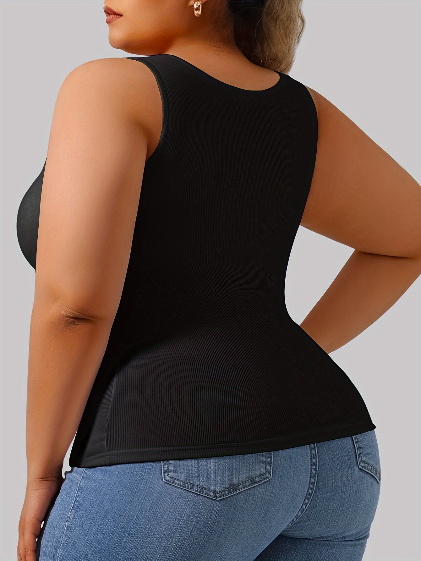 Women's Plus Size Sleeveless Tank Top