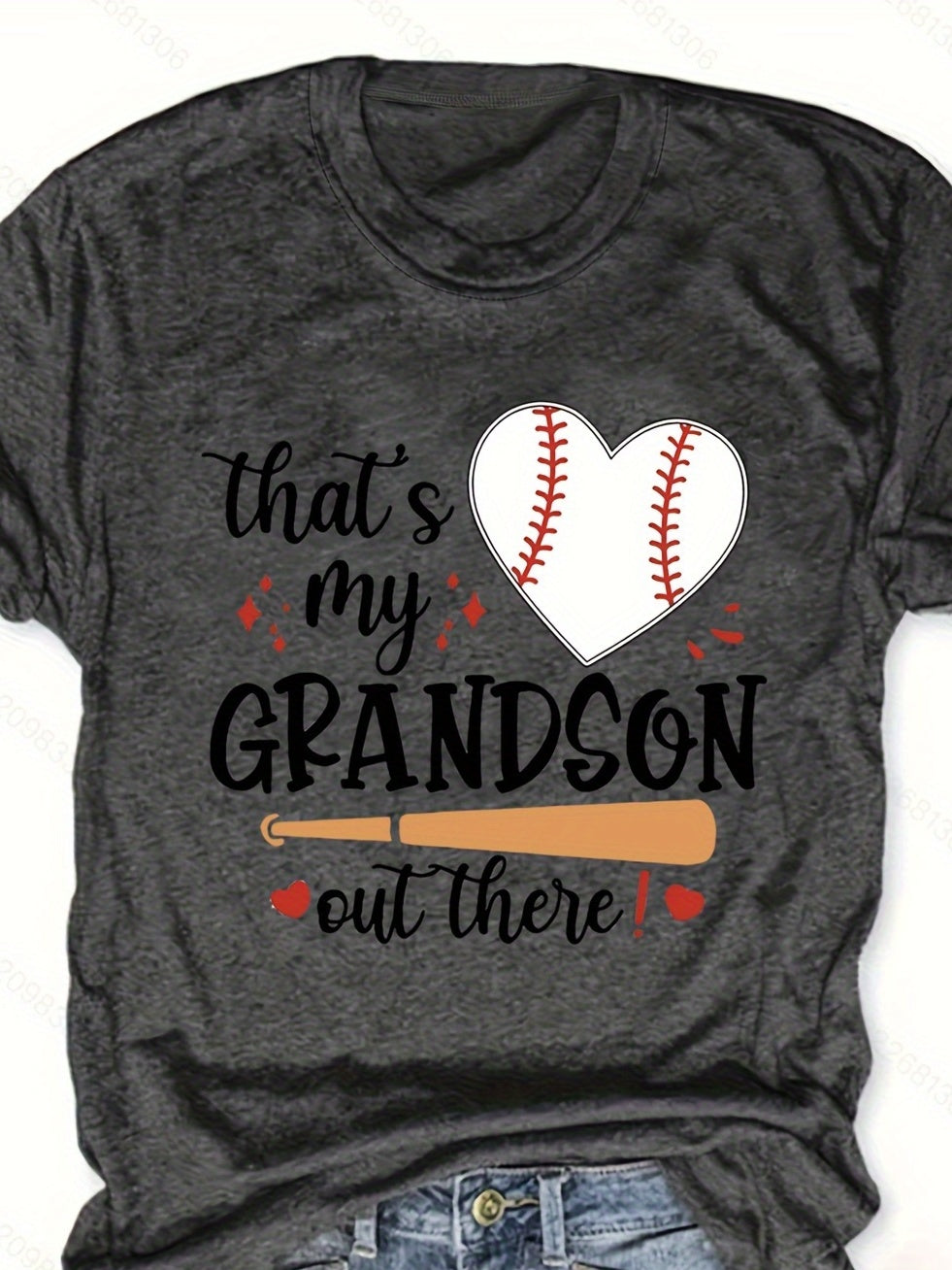 Fashionable Womens Graphic Print T-Shirt - Casual Crew Neck Top