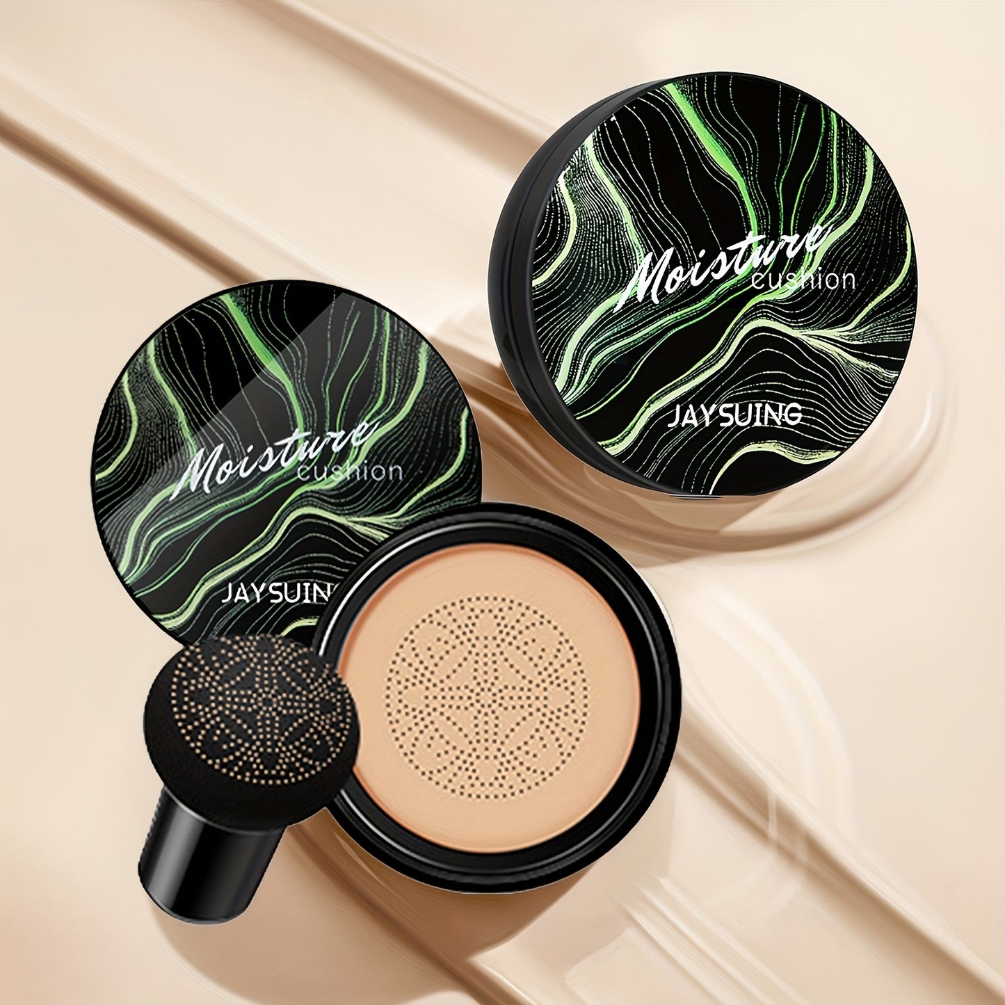 Mushroom Head Sponge BB Cream Foundation Full Coverage Long Lasting Moisturizing Concealer Base Makeup Natural Nude Makeup Primer CC Foundation Easter Gift