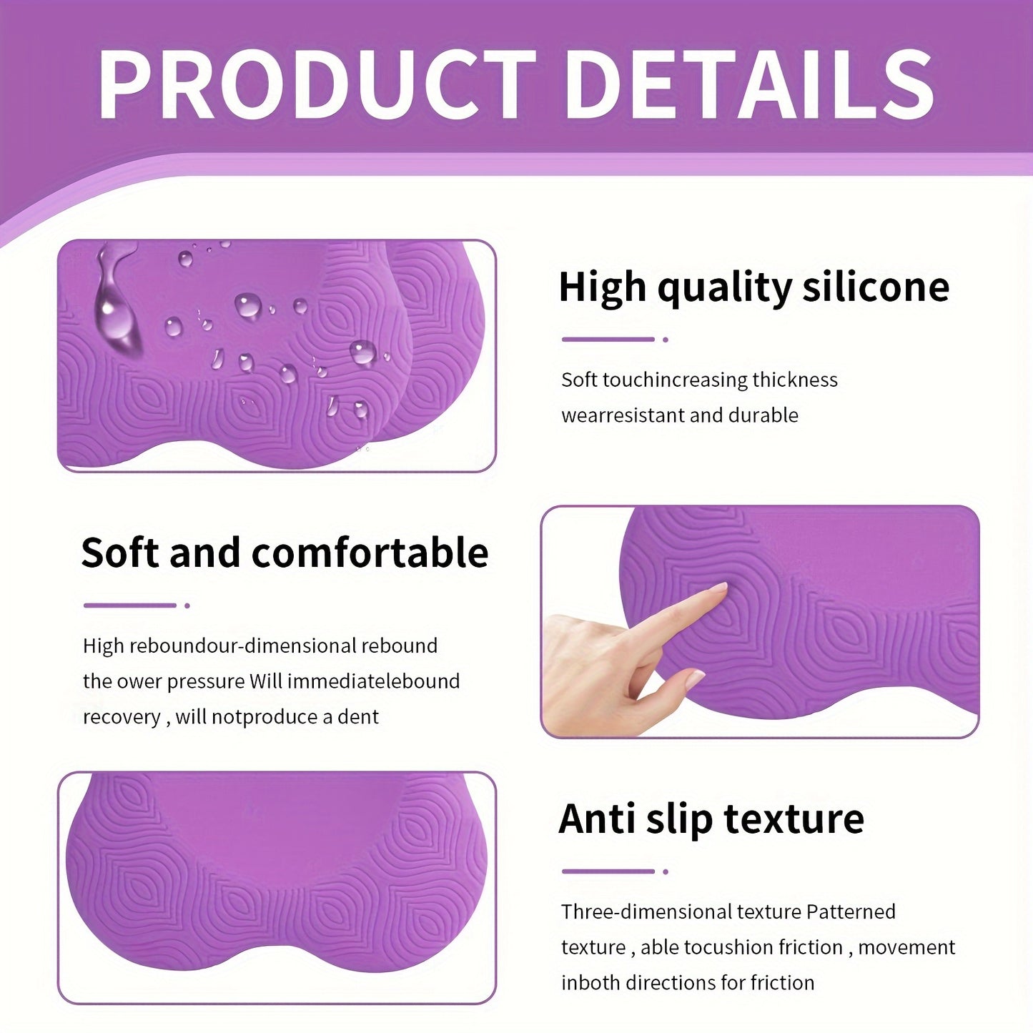 2pcs Thick Yoga Knee Pads