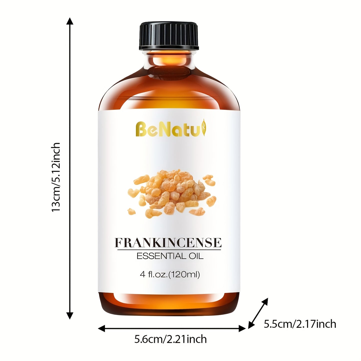 2 Piece 4.06 Ounce Frankincense Essential Oil Benatu Suitable for Massage Bathing Facial Body Nail Hair Eyelash Gift for Mothers Girlfriends Relatives