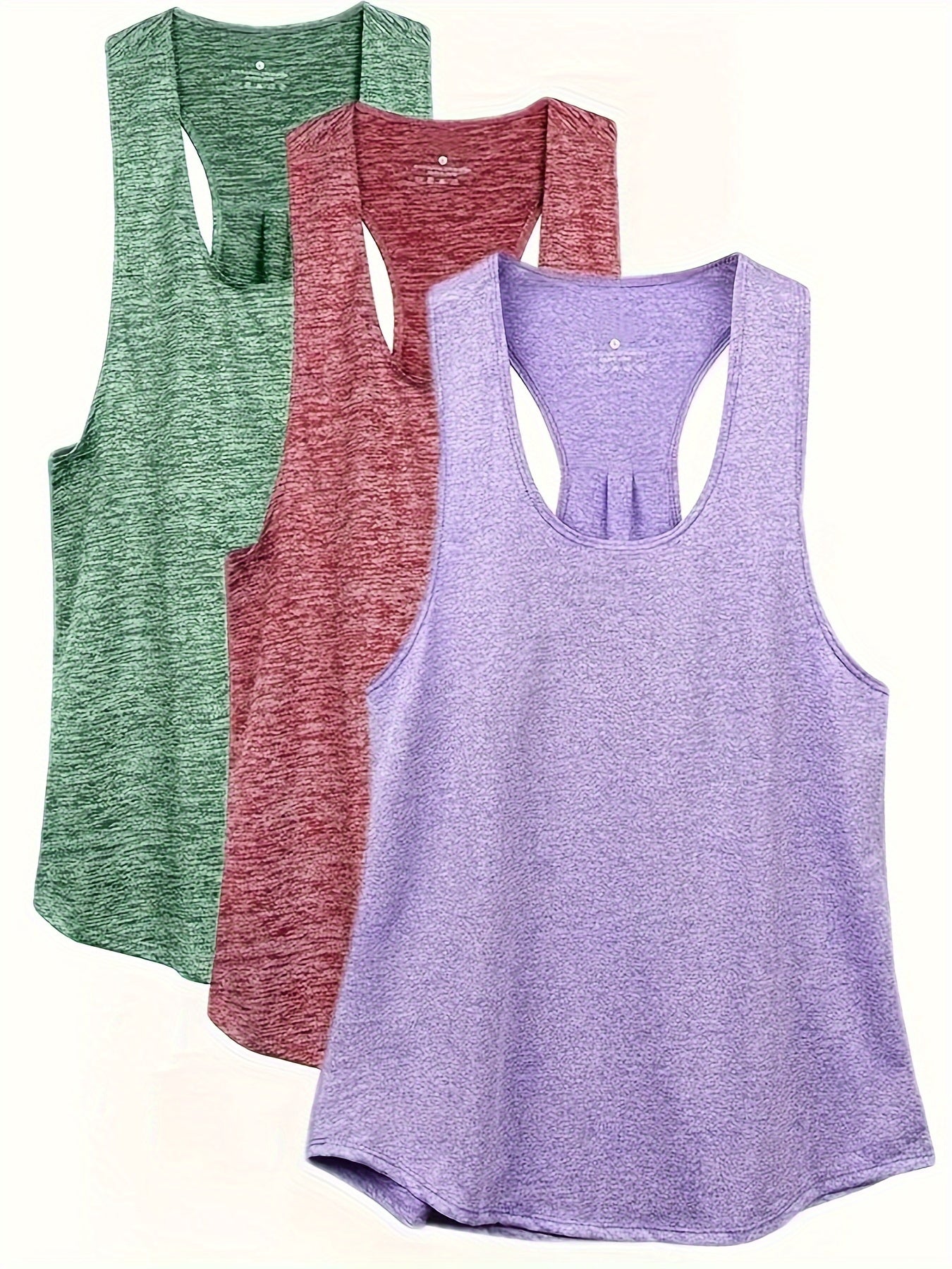 3pcs Sleeveless Basic Tank Top