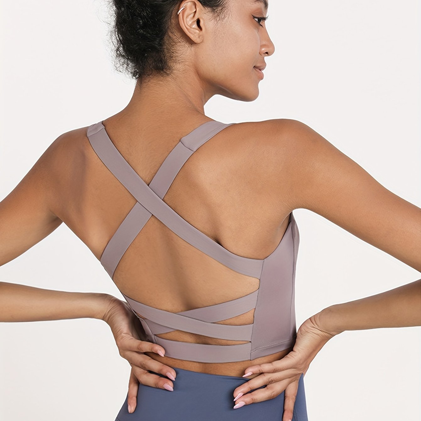 High-Impact Sports Bra & Yoga Crop Top