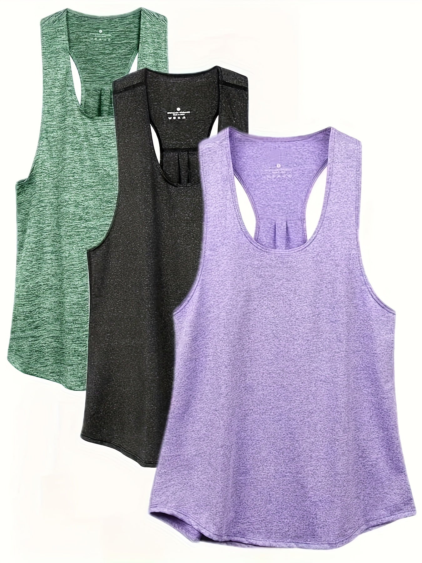 3pcs Sleeveless Basic Tank Top