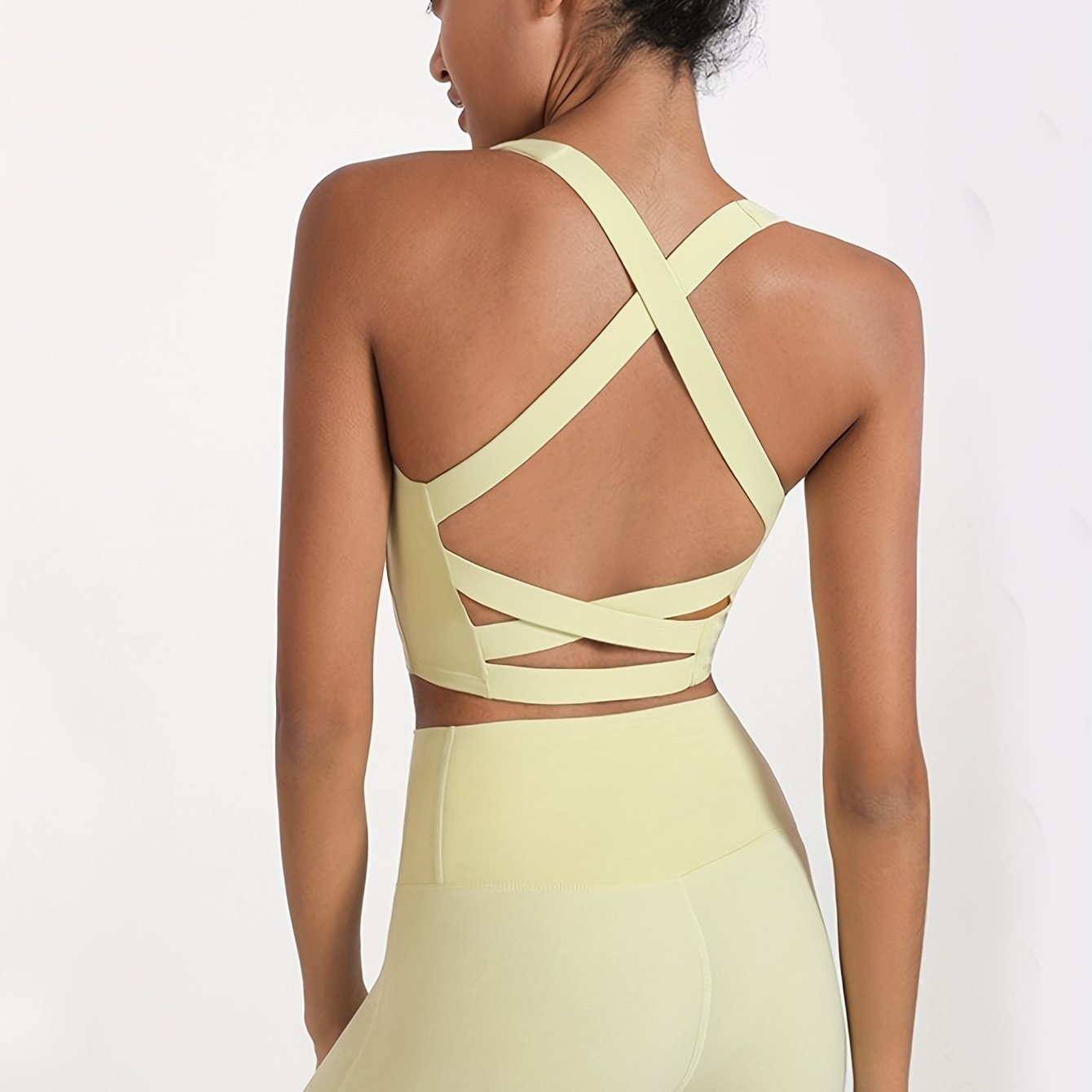 High-Impact Sports Bra & Yoga Crop Top