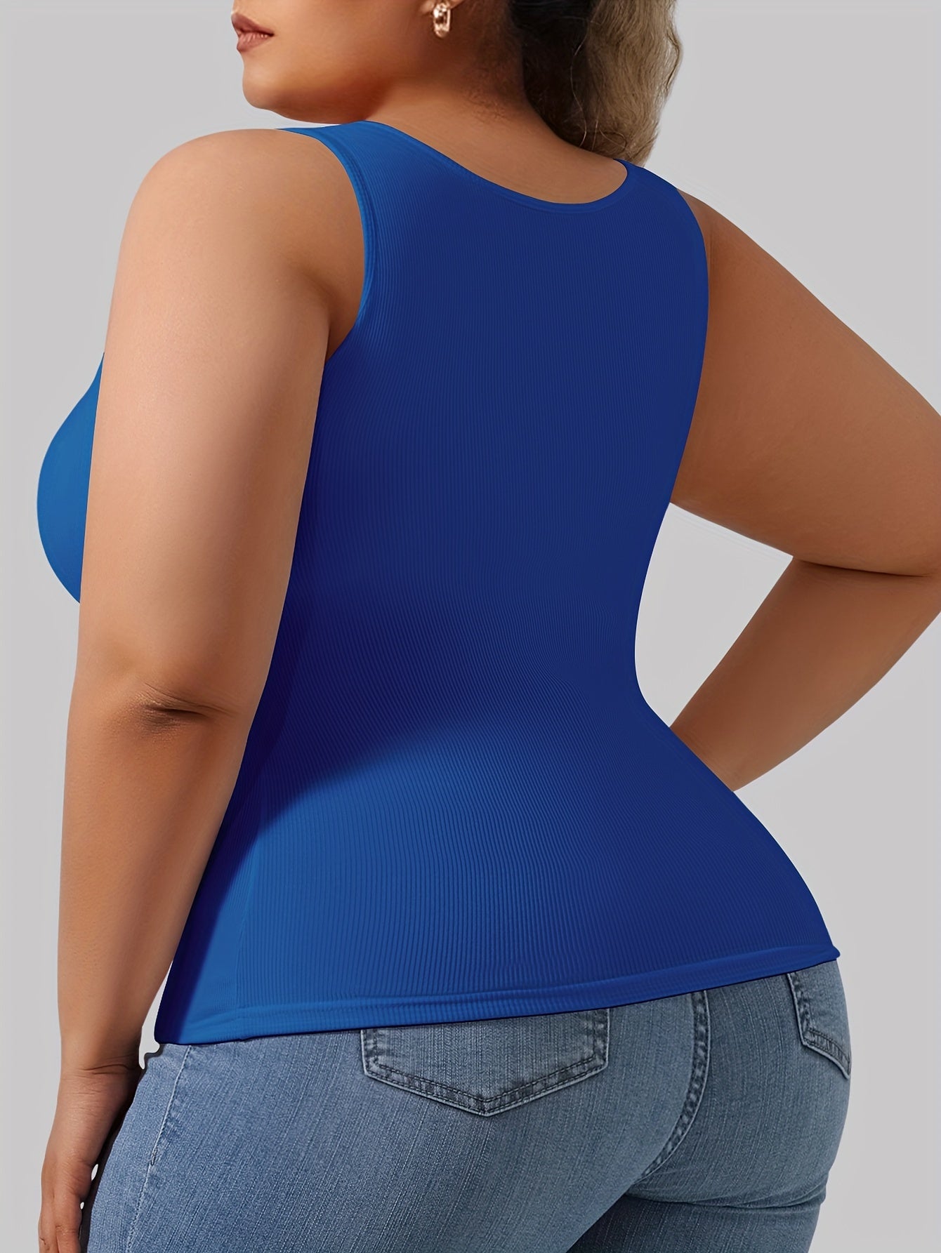 Women's Plus Size Sleeveless Tank Top