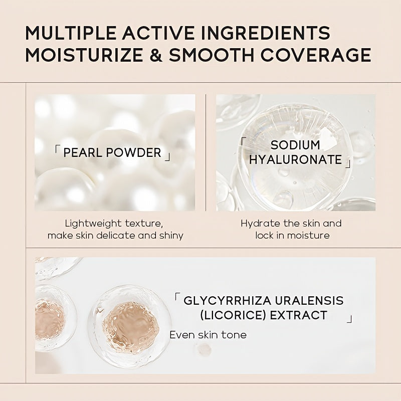 3 to 5 Pieces Moisturizing Liquid Foundation 30ml Long Wearing Full Coverage Waterproof Flawless Skin Friendly Makeup Cream Unisex