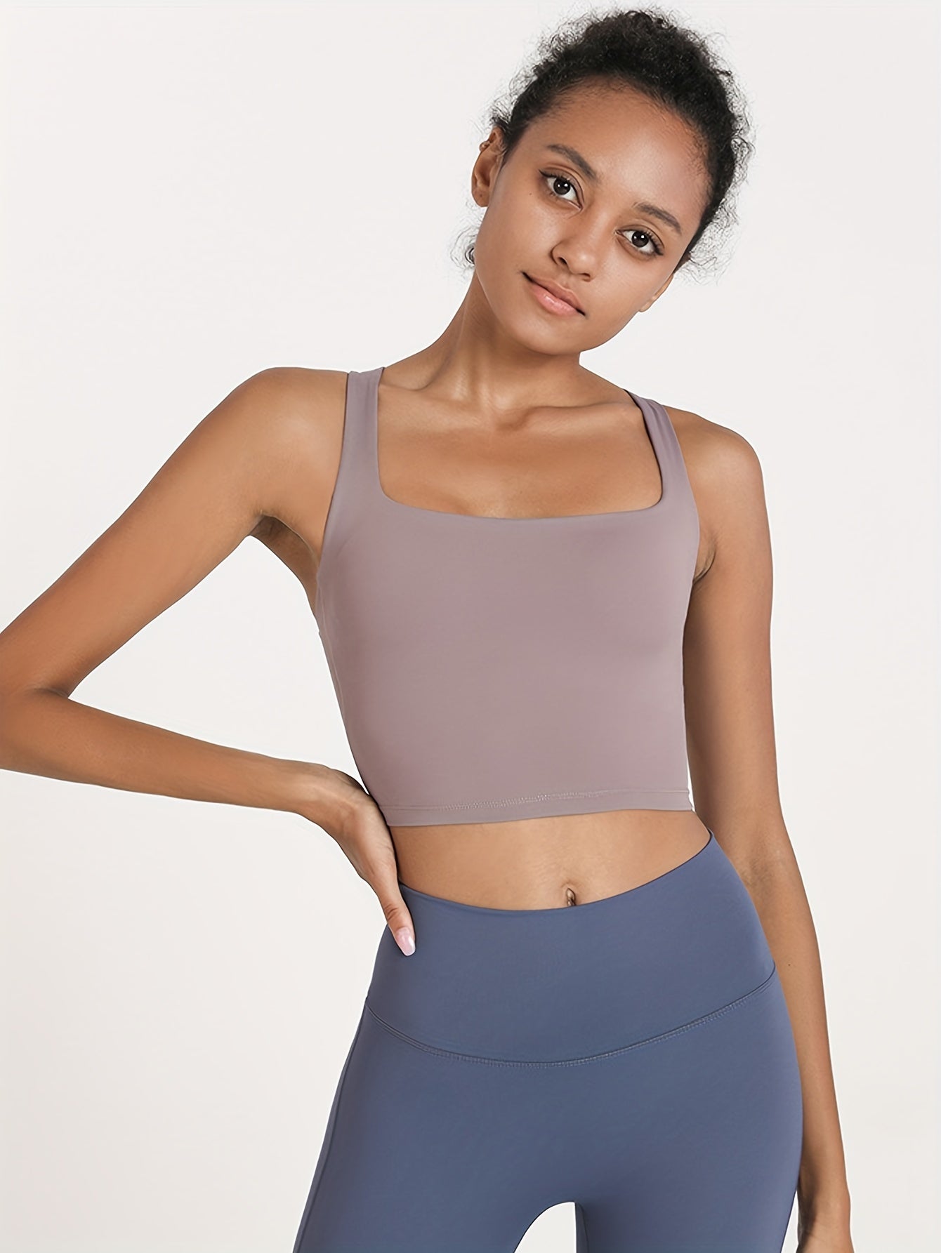 High-Impact Sports Bra & Yoga Crop Top