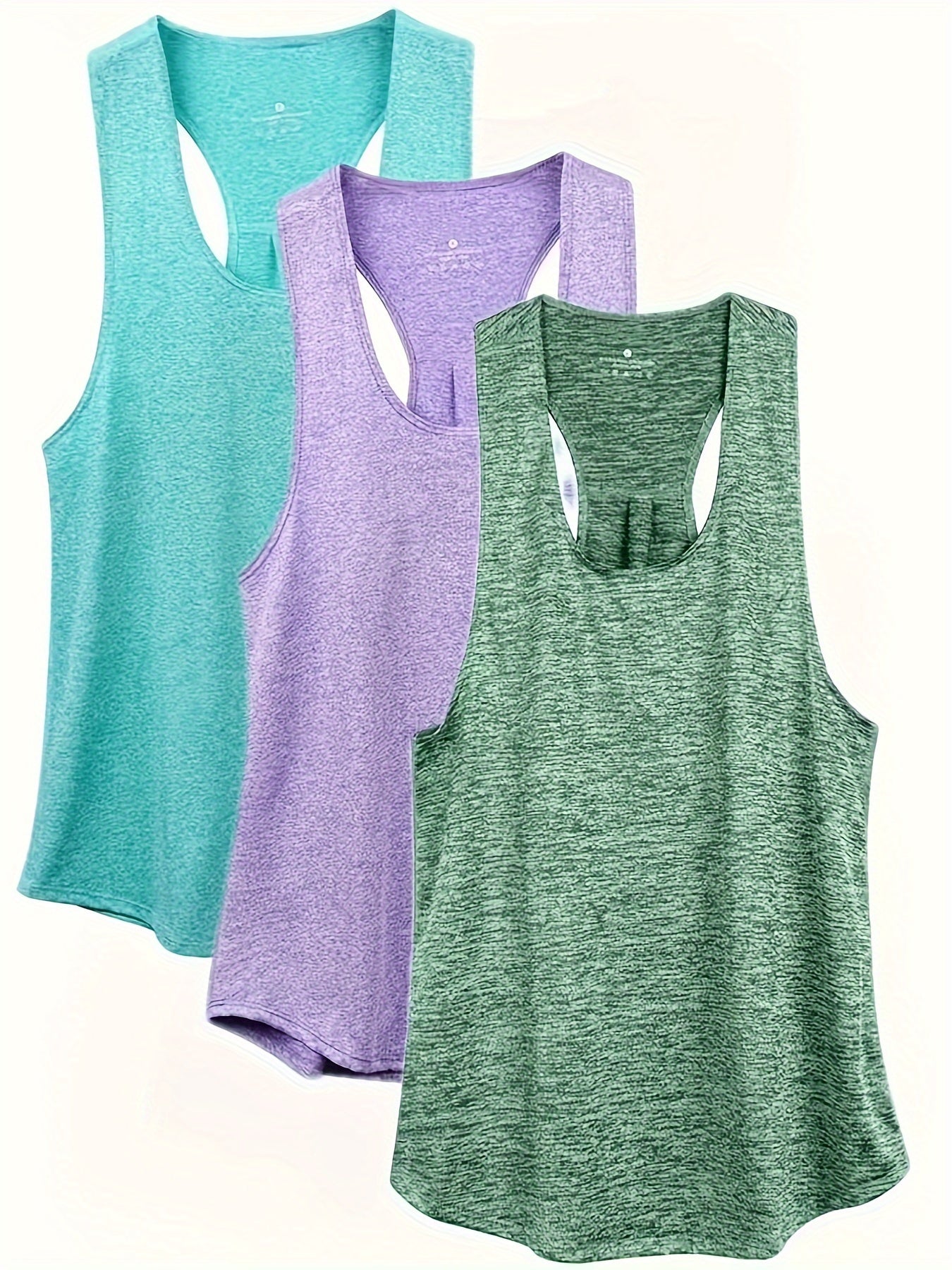 3pcs Sleeveless Basic Tank Top