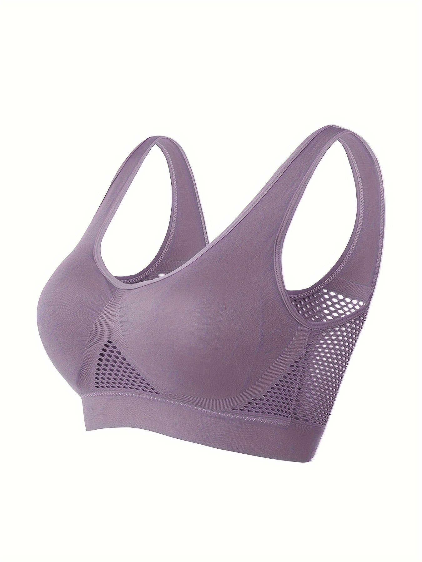 Sports Bra With Built-in Pads, Breathable, High Elasticity, No Wire
