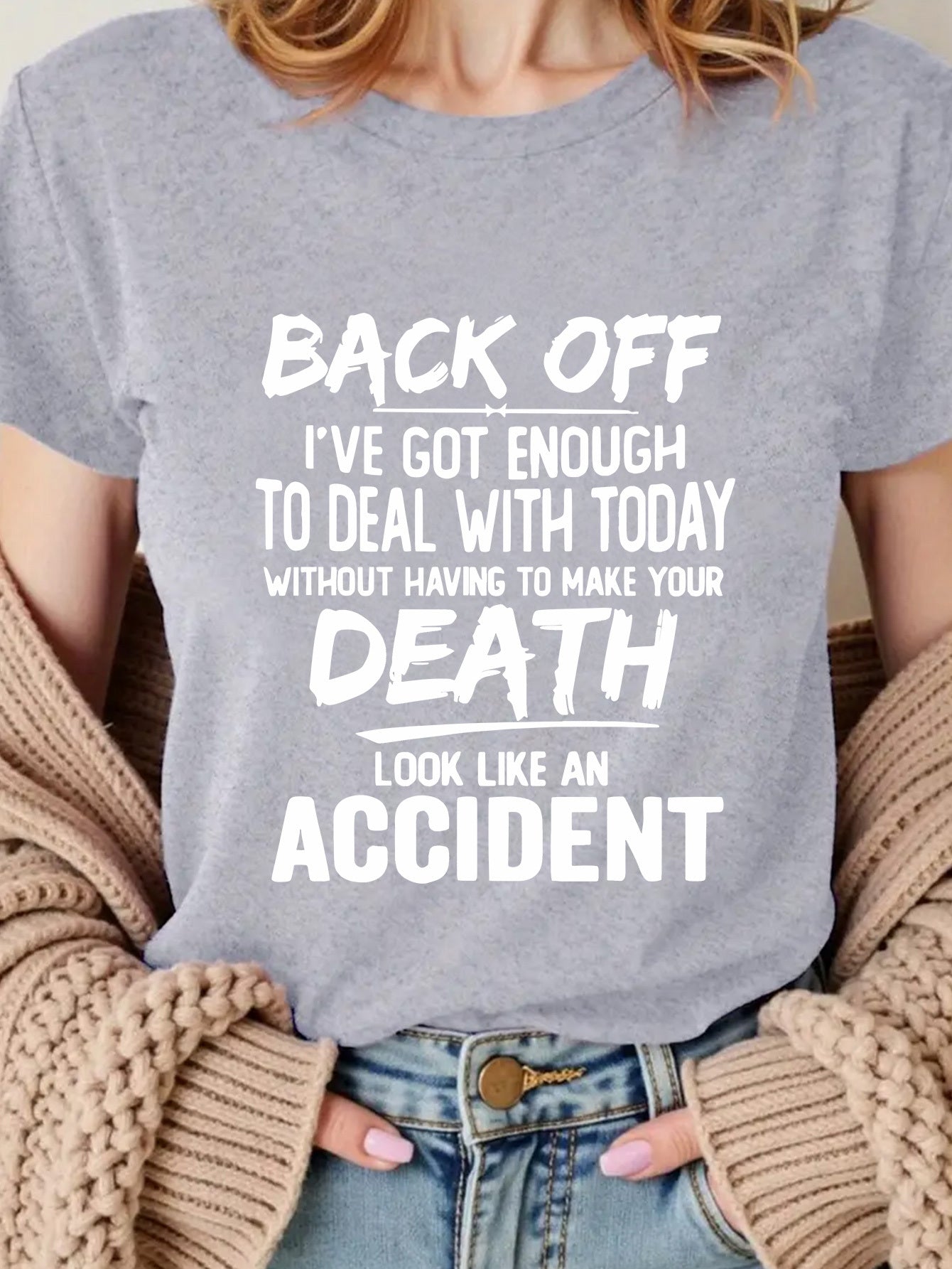 I Don't Want You to Die Anymore Gift Women's Summer T-Shirt