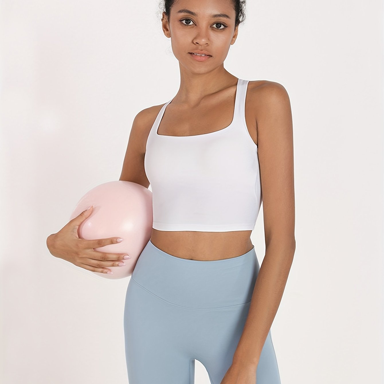 High-Impact Sports Bra & Yoga Crop Top