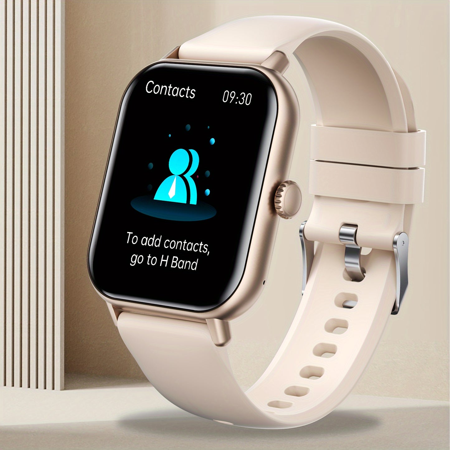 Advanced Full Touch Screen Smartwatch - Seamless Text & Call, Fitness Tracker with 100+ Exercise Modes, Compatible with Android & iPhone