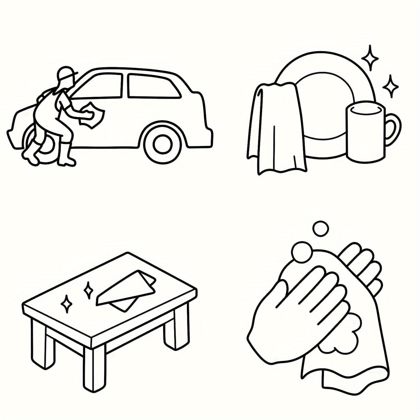 4pcs Whimsical Wine-Themed Kitchen Towels - Ideal Hostess Gifts