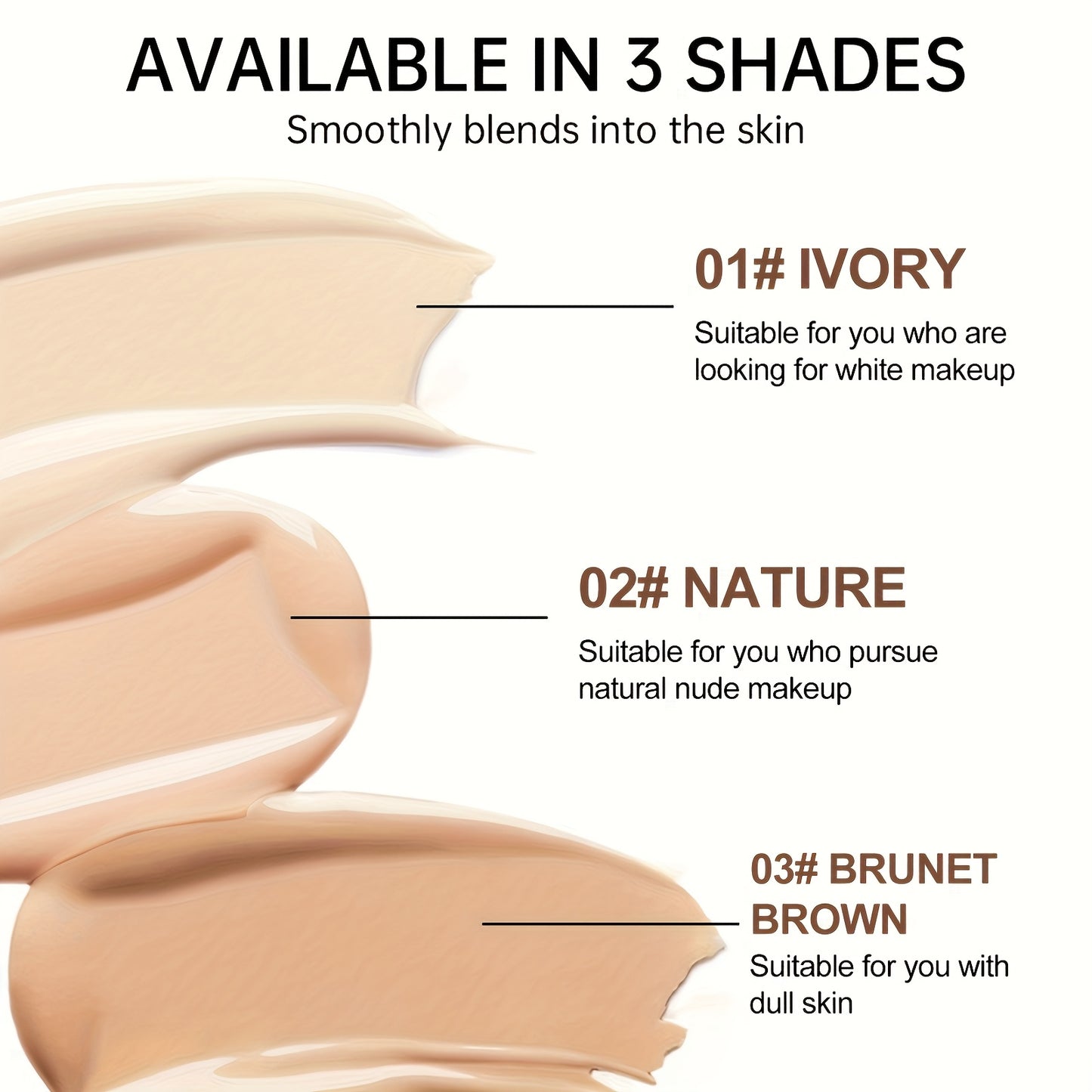 Mushroom Head Sponge BB Cream Foundation Full Coverage Long Lasting Moisturizing Concealer Base Makeup Natural Nude Makeup Primer CC Foundation Easter Gift