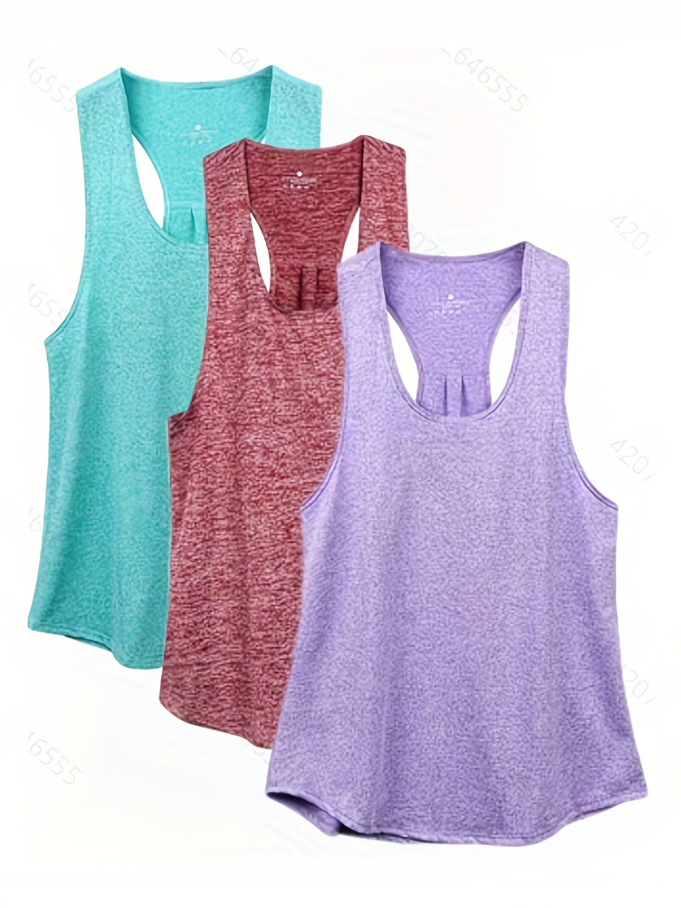 3pcs Sleeveless Basic Tank Top