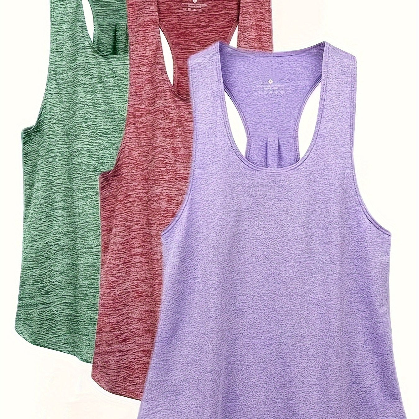 3pcs Sleeveless Basic Tank Top