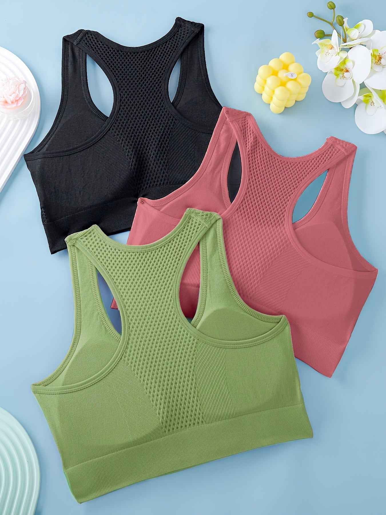 3pcs Sports Bras For Women,
