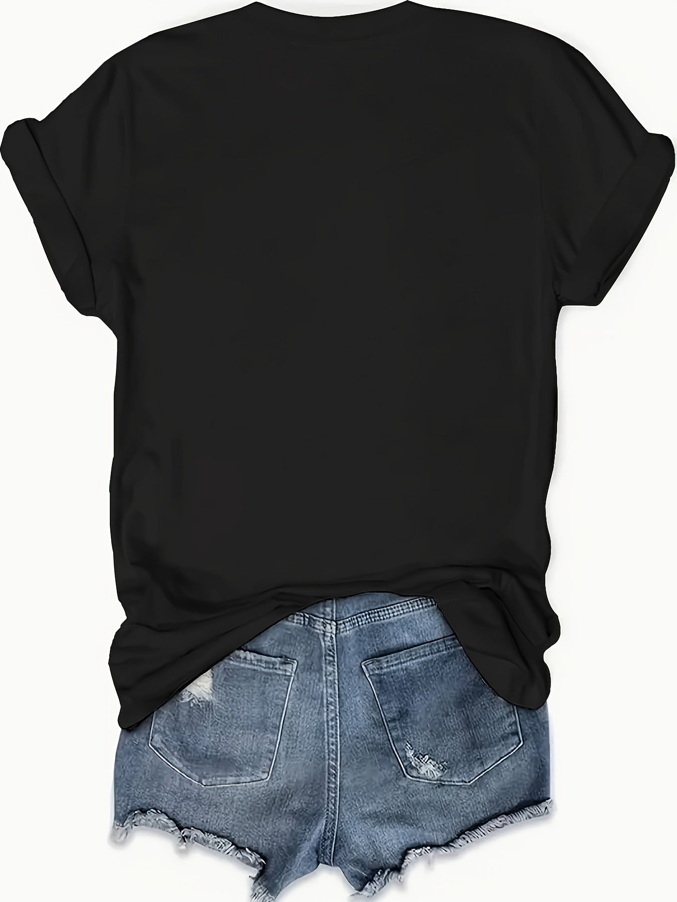 [Cheerful Touch] Women's Sunflower Butterfly T-Shirt Gray