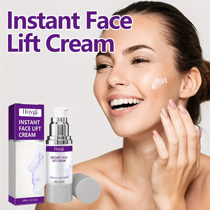 4 Packs 30ml Instant Face Lift Cream with Kojic Acid Collagen and Retinol for Hydrated and Moisturized Skin