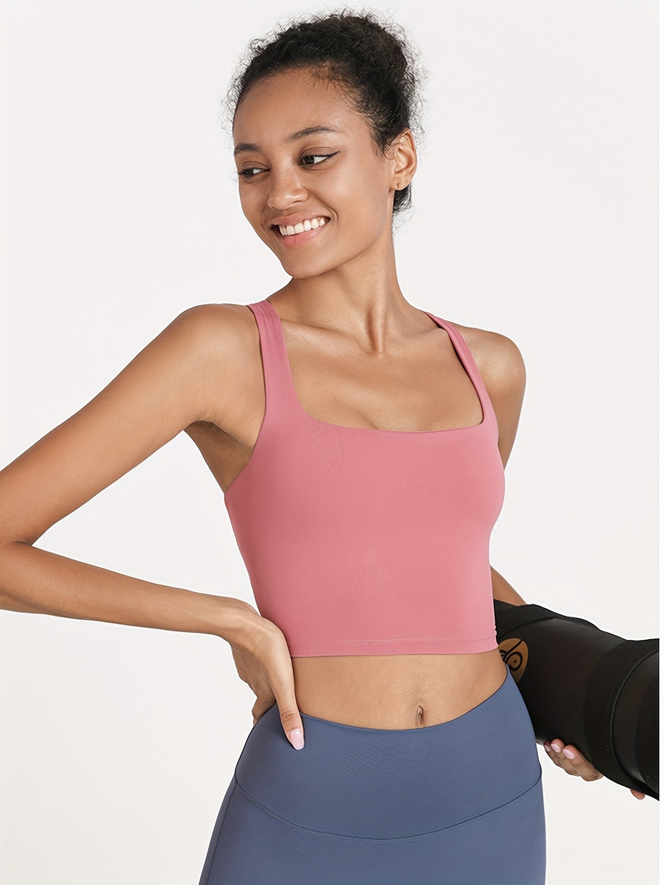 High-Impact Sports Bra & Yoga Crop Top