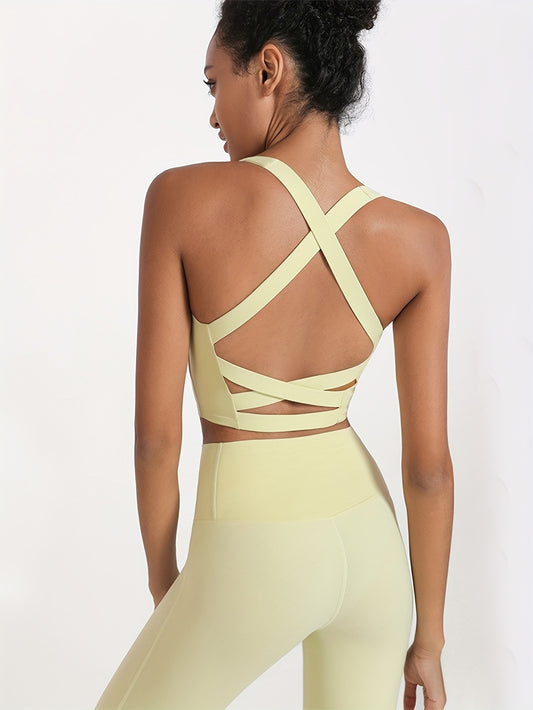 High-Impact Sports Bra & Yoga Crop Top