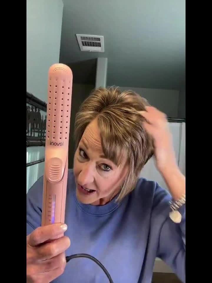 2-in-1 Airflow Curling Iron For Lasting Curls 360° Airflow Styler