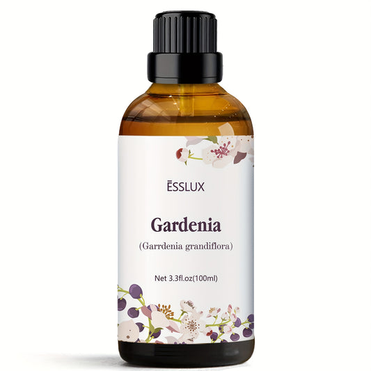 100ml Gardenia Essential Oil ESSLUX Large Floral Scented Oil Aromatherapy for Diffuser Candle Making and Dryer Balls