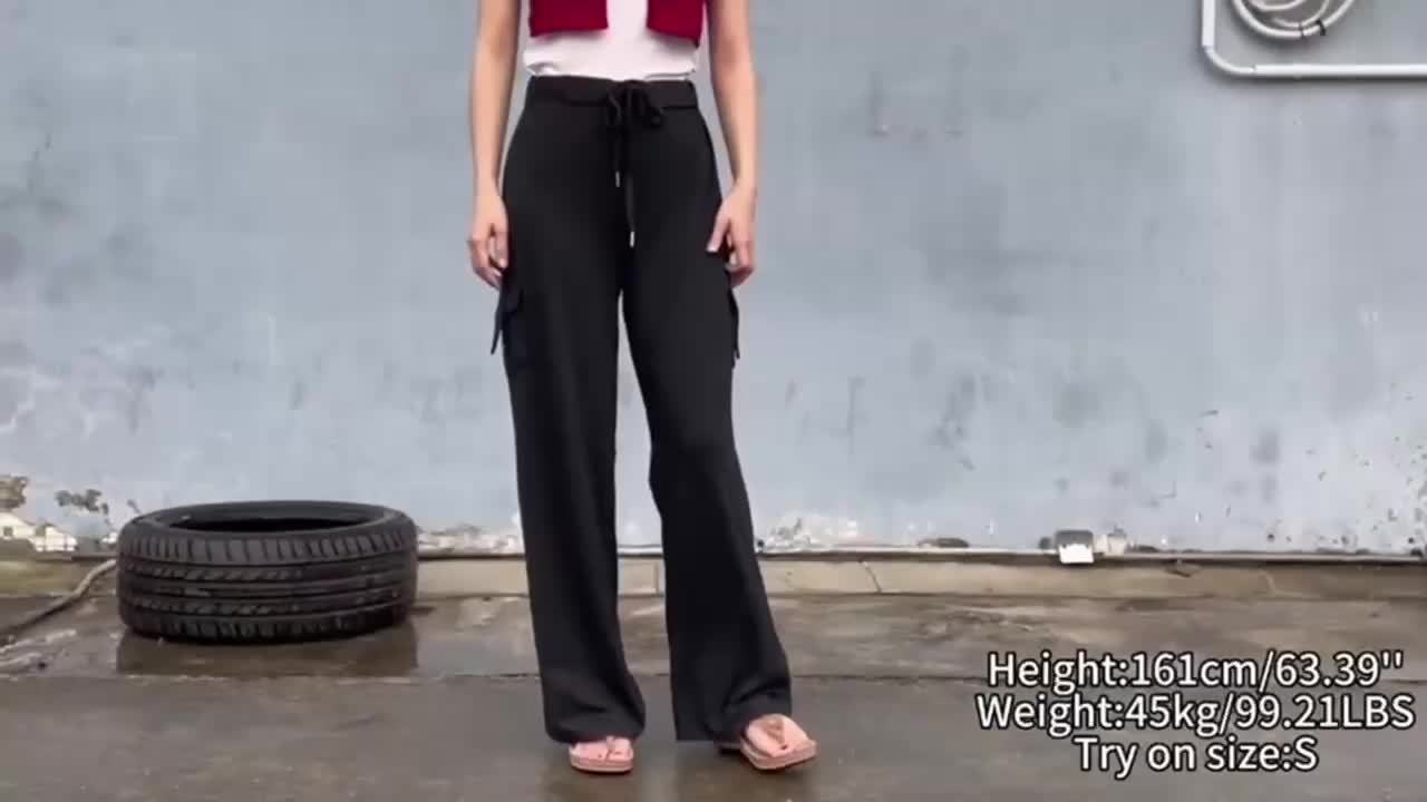 2pcs Women's High Waist Yoga Pants with Pockets